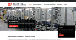 Desktop Screenshot of heinz-feld.de